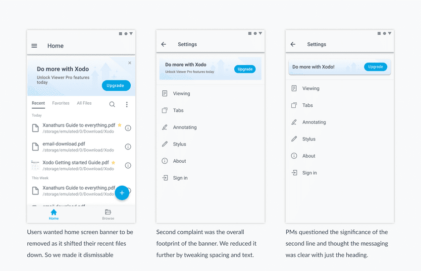 Xodo Banner Visual Journey touchpoints